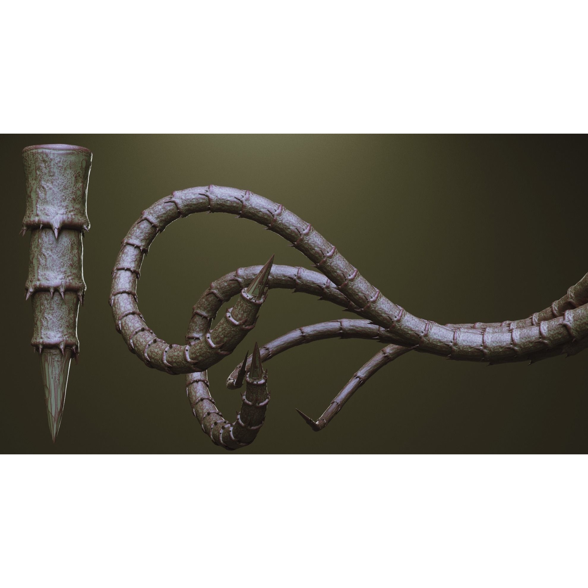 Tentacles - ZBrush Brushes and OBJ 3D Model - View 8
