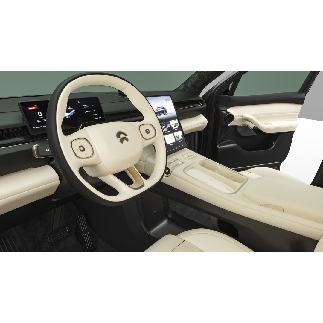 2024 NIO EL6 ES6 3D Model – High Poly SUV with Interior, Blender, FBX, OBJ - View 13
