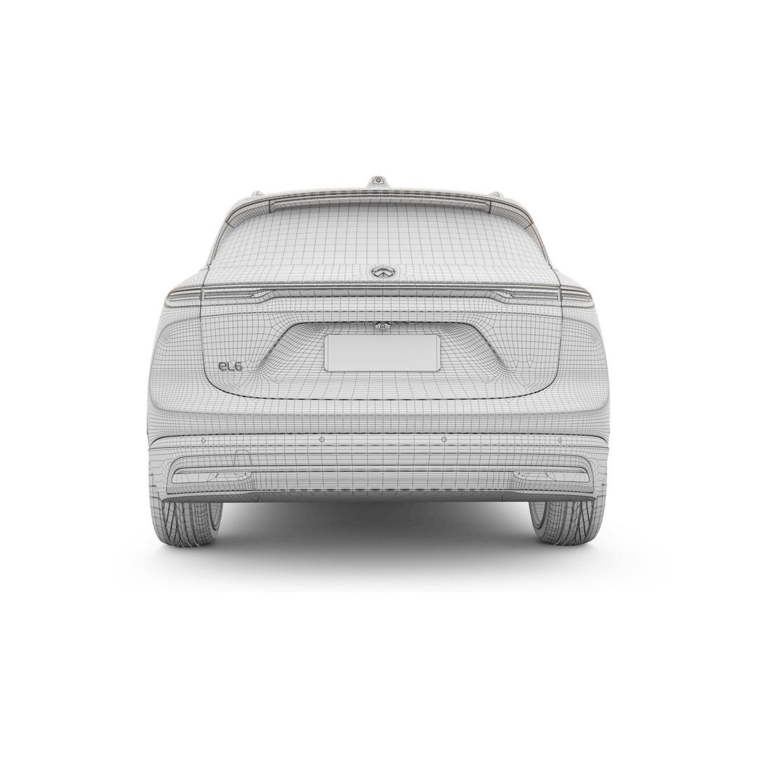 2024 NIO EL6 ES6 3D Model – High Poly SUV with Interior, Blender, FBX, OBJ - View 20