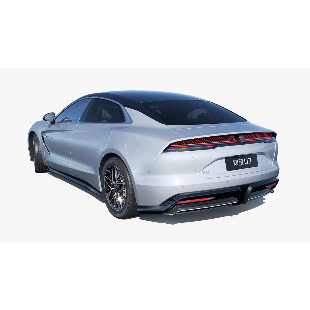 2025 BYD YangWang U7 EV 3D Model – High Poly Game Asset, FBX, Blender - View 14