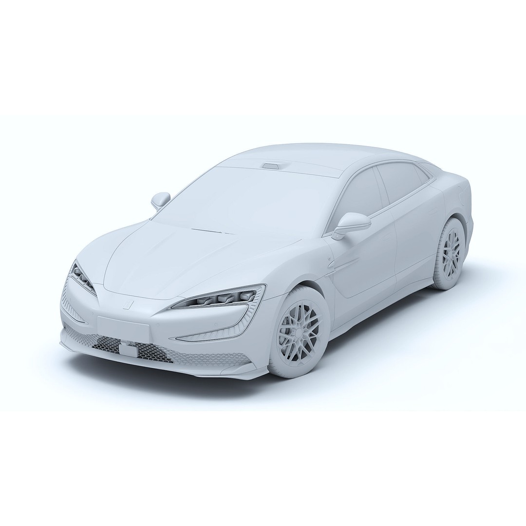 2025 BYD YangWang U7 EV 3D Model – High Poly Game Asset, FBX, Blender - View 15