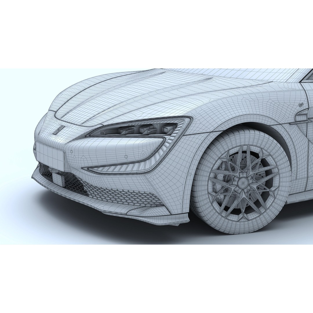 2025 BYD YangWang U7 EV 3D Model – High Poly Game Asset, FBX, Blender - View 18