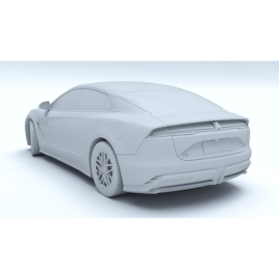 2025 BYD YangWang U7 EV 3D Model – High Poly Game Asset, FBX, Blender - View 21