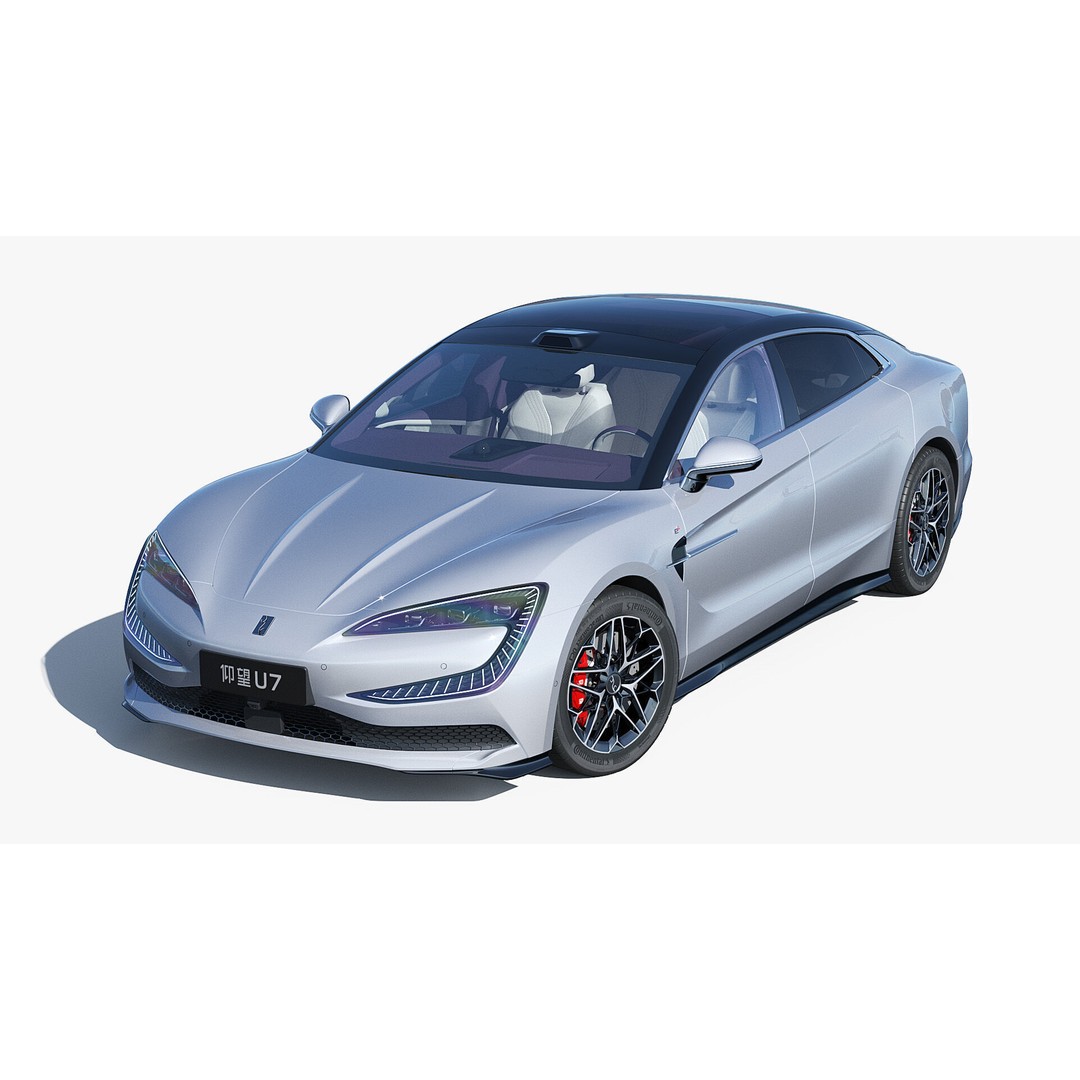 2025 BYD YangWang U7 EV 3D Model – High Poly Game Asset, FBX, Blender - View 3