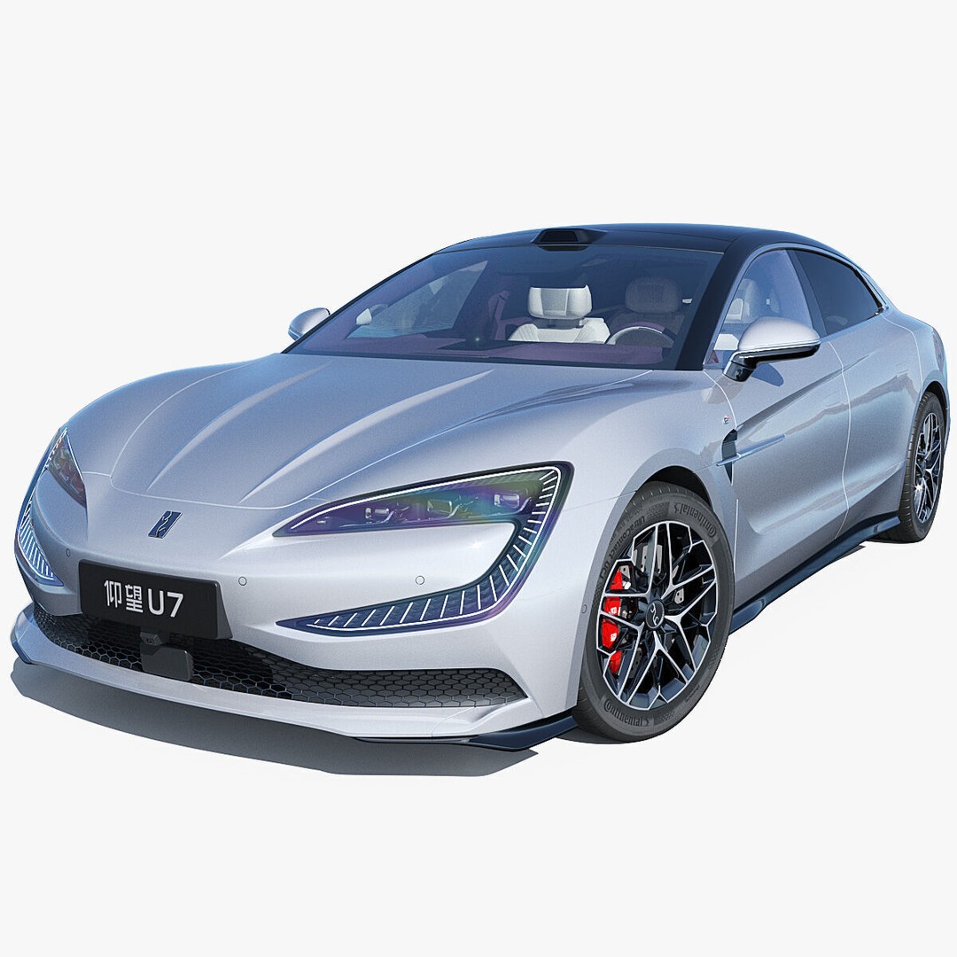 2025 BYD YangWang U7 EV 3D Model – High Poly Game Asset, FBX, Blender - View 4