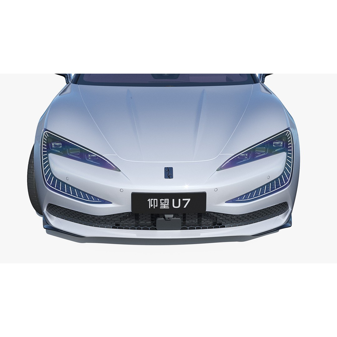 2025 BYD YangWang U7 EV 3D Model – High Poly Game Asset, FBX, Blender - View 8