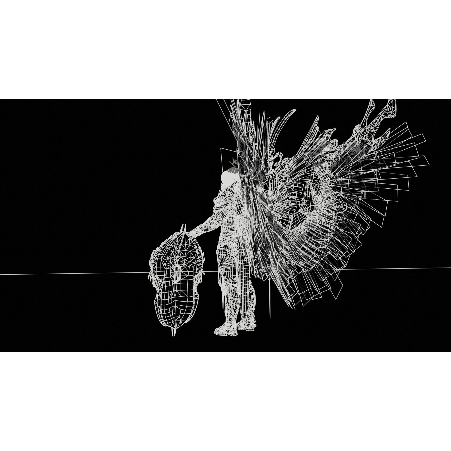 ArchAngel - Low-Poly Game-Ready 3D Model - View 18