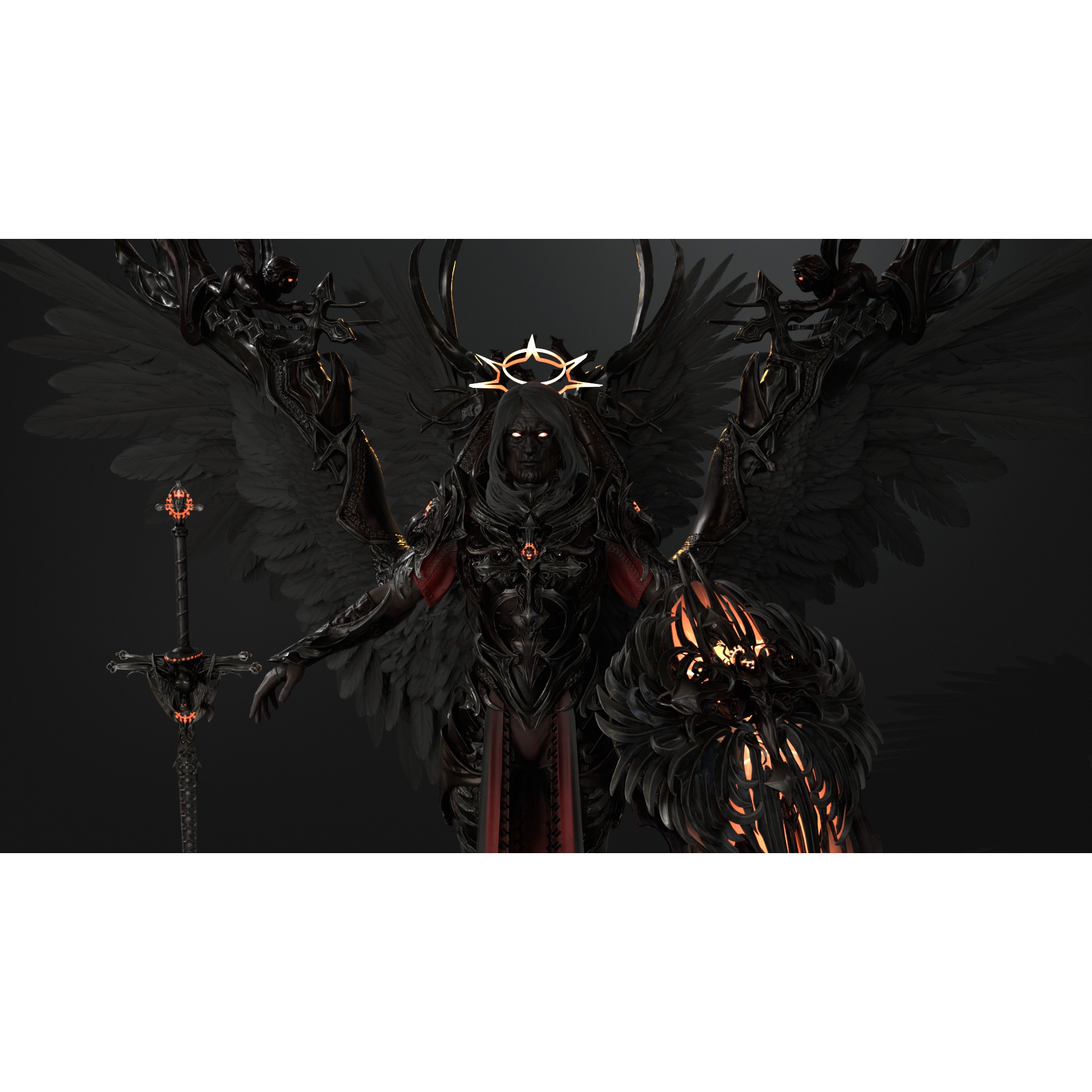 ArchAngel - Low-Poly Game-Ready 3D Model - View 31