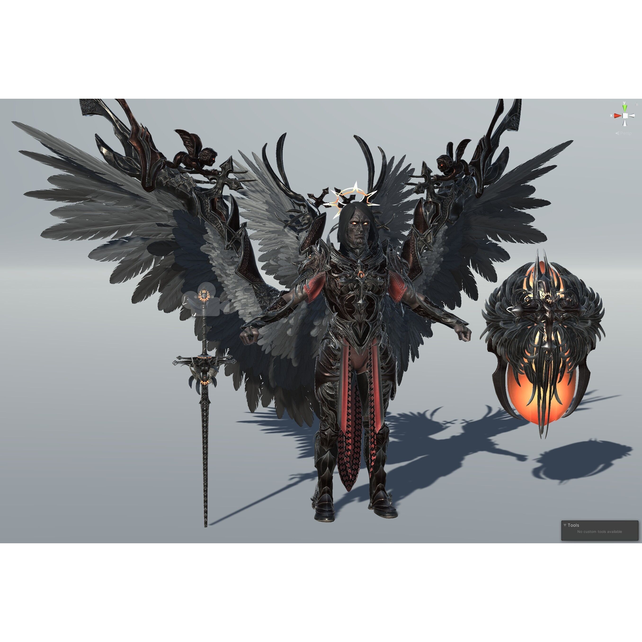 ArchAngel - Low-Poly Game-Ready 3D Model - View 32