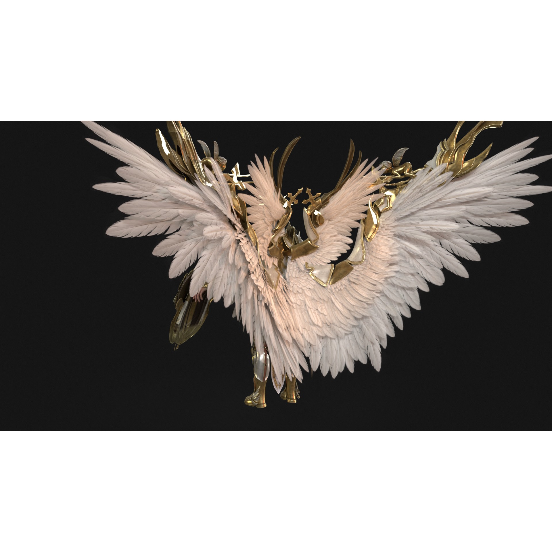 ArchAngel - Low-Poly Game-Ready 3D Model - View 33