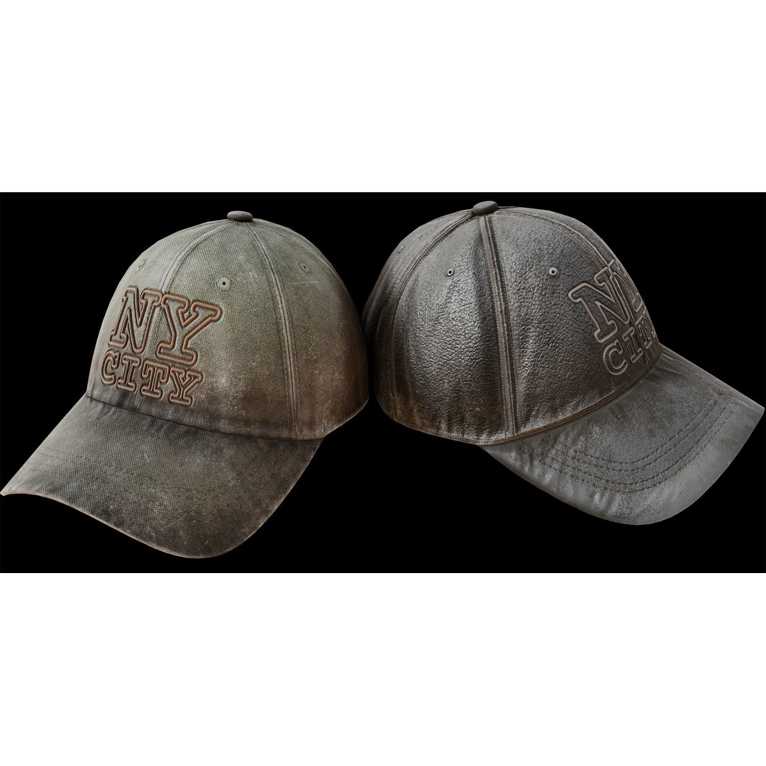 Baseball Cap 3D Model – Low Poly PBR Game Asset, FBX - View 21