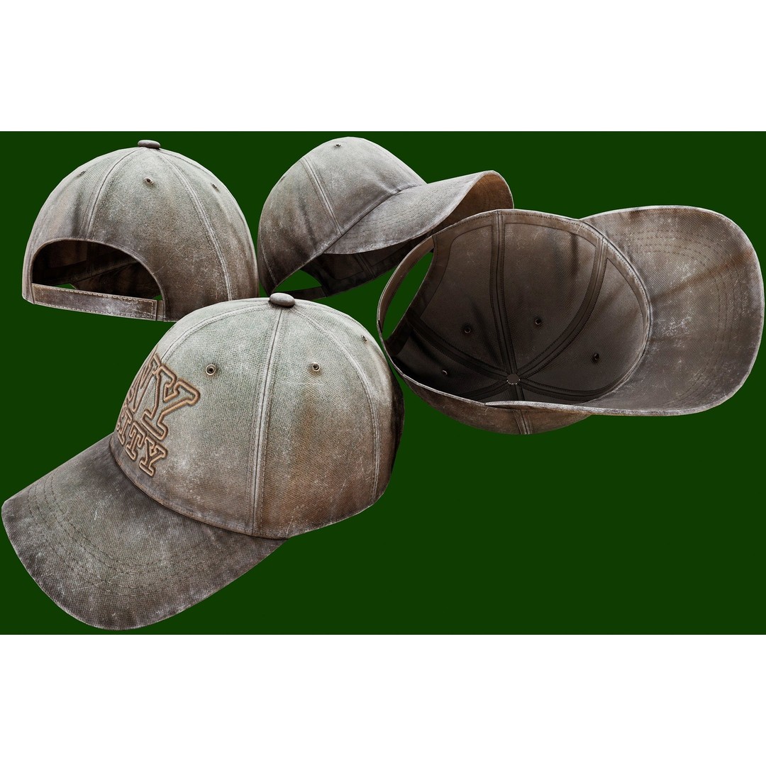 Baseball Cap 3D Model – Low Poly PBR Game Asset, FBX - View 23
