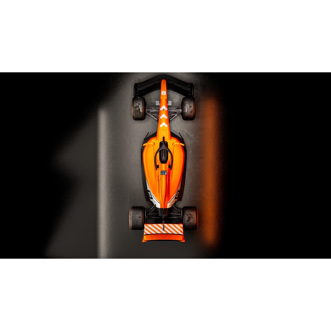 F1 Racing Car 3D Model – Low Poly Game Asset, PBR, FBX, Blender - View 15