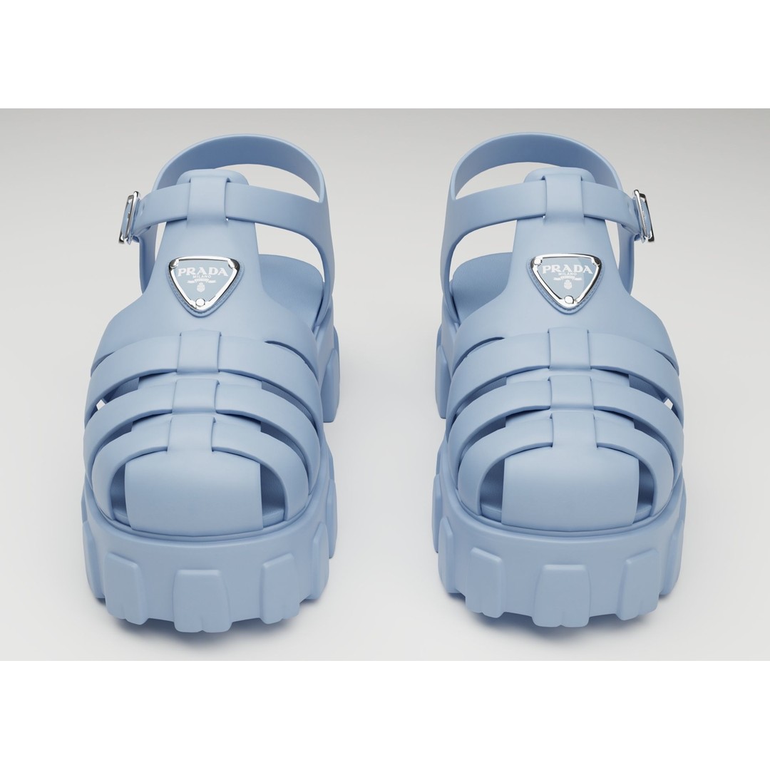 Prada Platform Sandals 3D Model – Low Poly Game Ready Asset, FBX, OBJ - View 4
