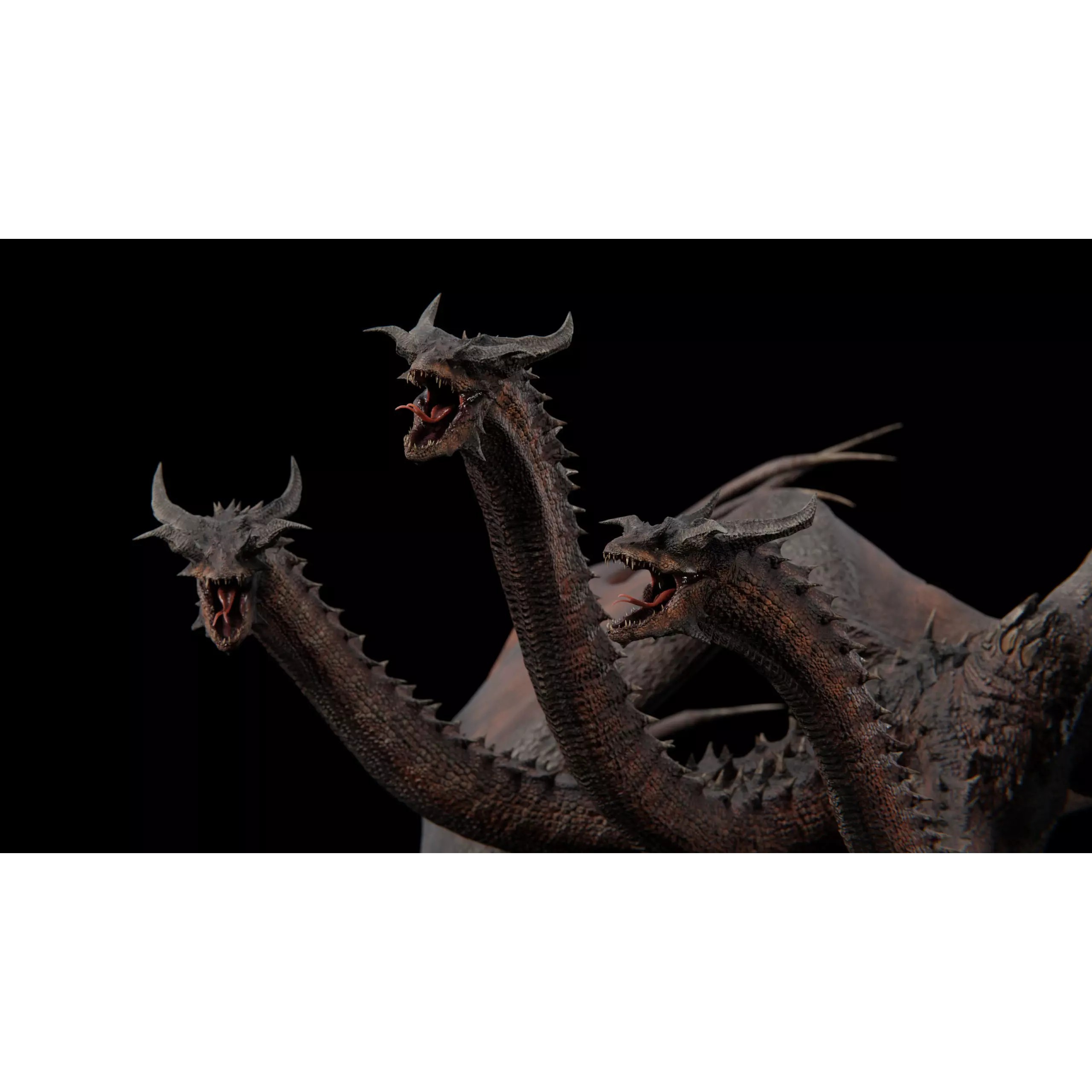 Hydra Dragon - Low-Poly Game-Ready 3D Model - View 51