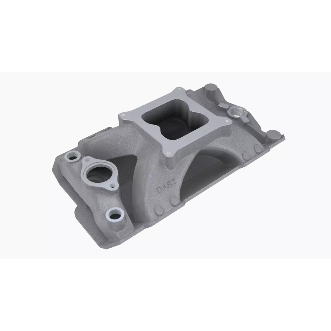 Dart 220 Smallblock Chevy Intake Manifold 3D Model – Low Poly Game Ready FBX - View 2
