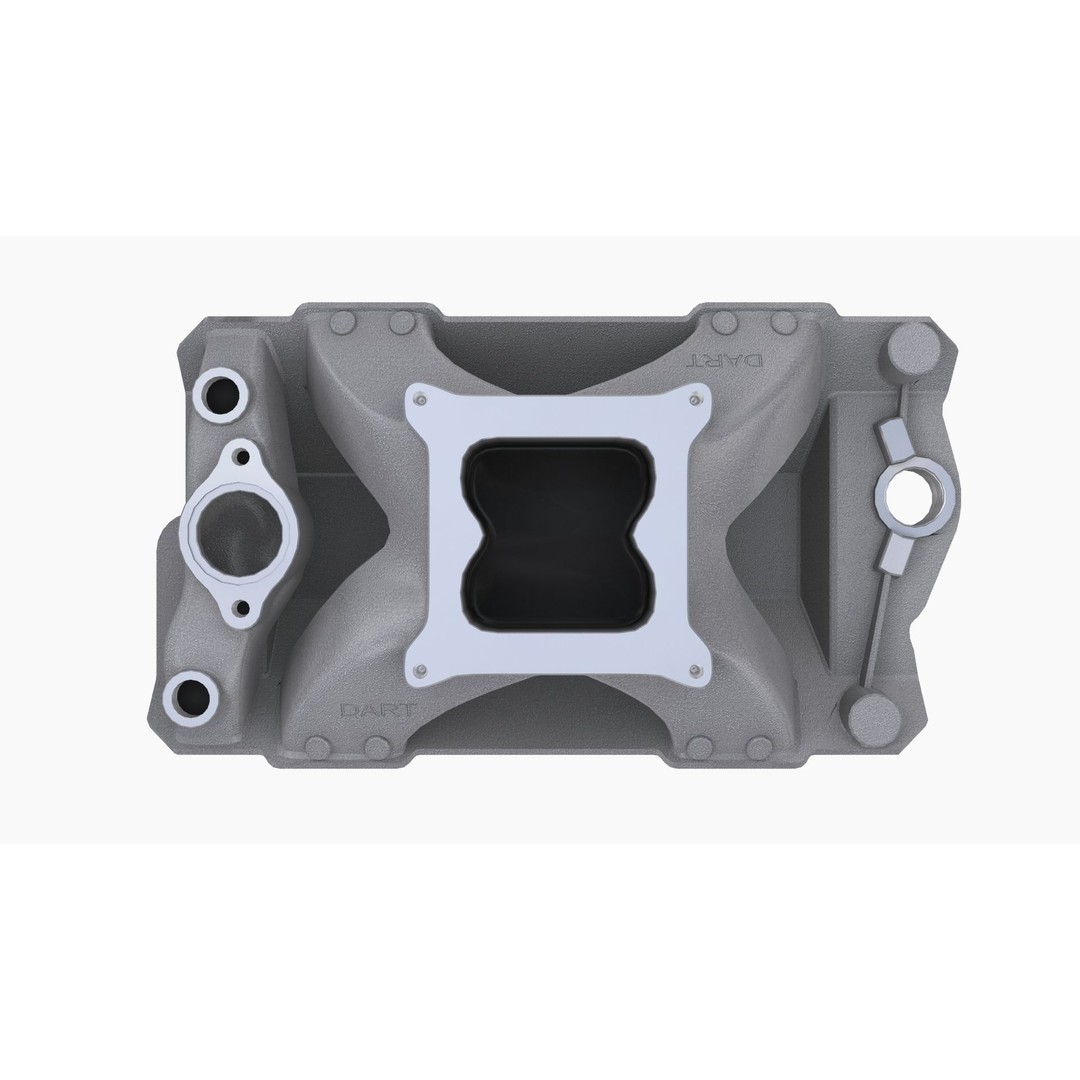 Dart 220 Smallblock Chevy Intake Manifold 3D Model – Low Poly Game Ready FBX - View 5