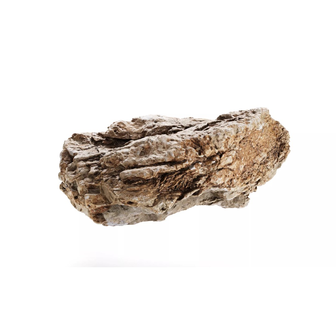 Photorealistic Rock 3D Model – Low Poly PBR Asset, 8K Textures - View 13