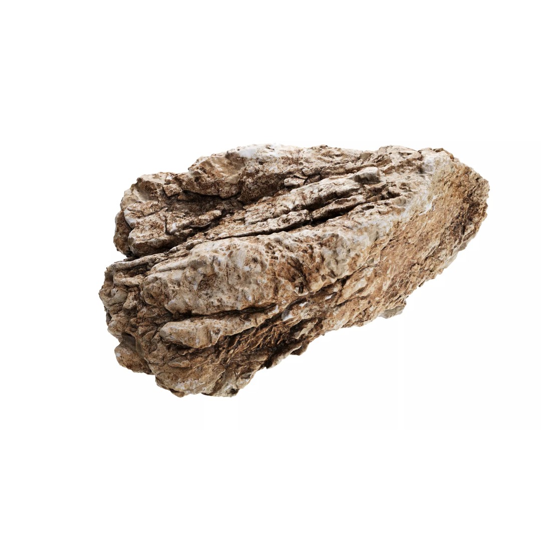 Photorealistic Rock 3D Model – Low Poly PBR Asset, 8K Textures - View 14