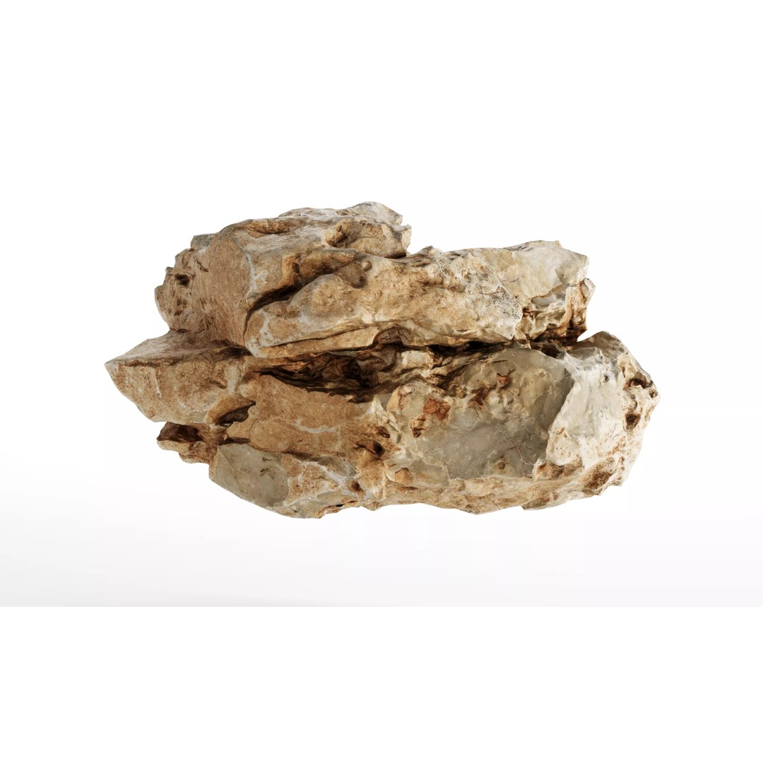 Photorealistic Rock 3D Model – Low Poly PBR Asset, 8K Textures - View 28