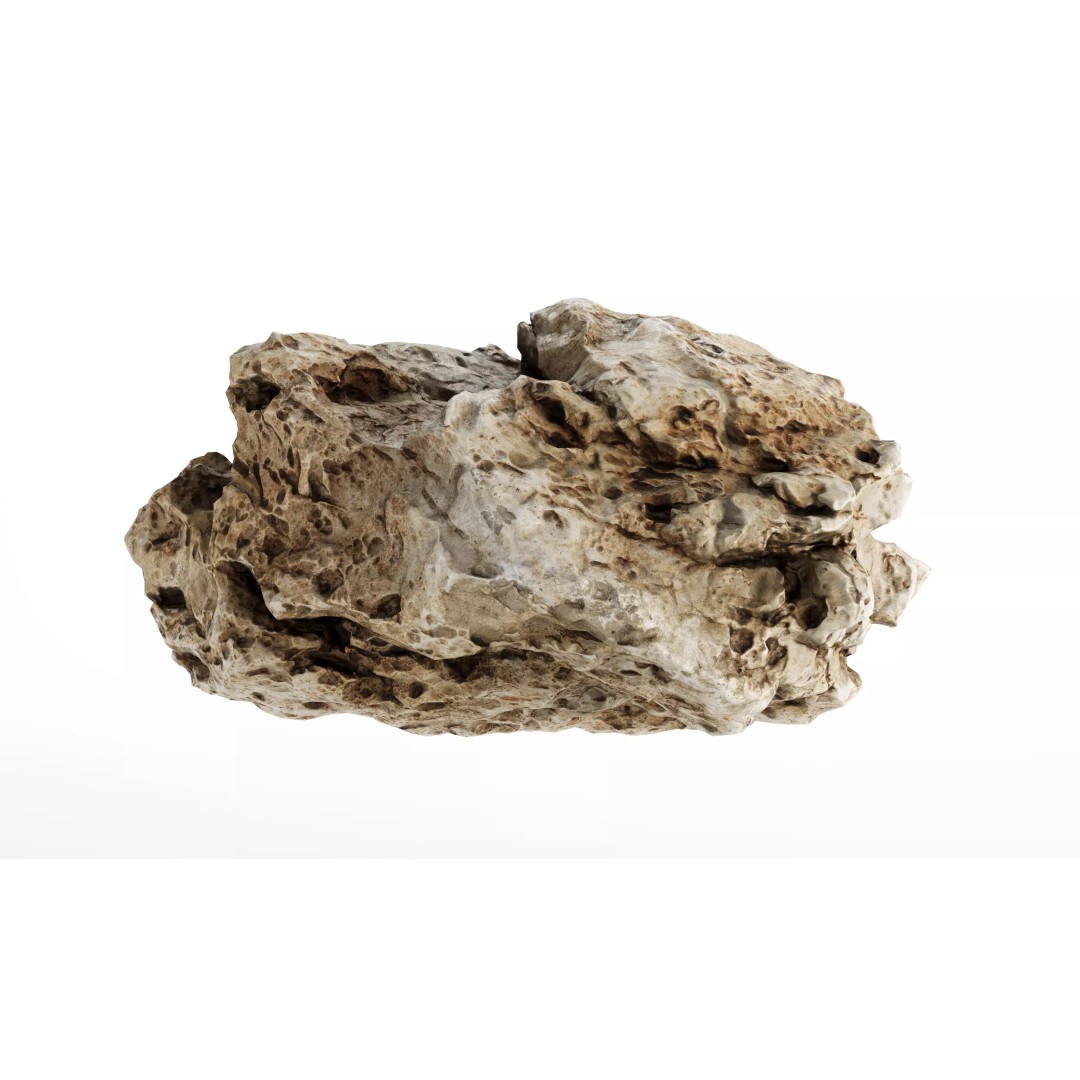 Photorealistic Rock 3D Model – Low Poly PBR Asset, 8K Textures - View 30
