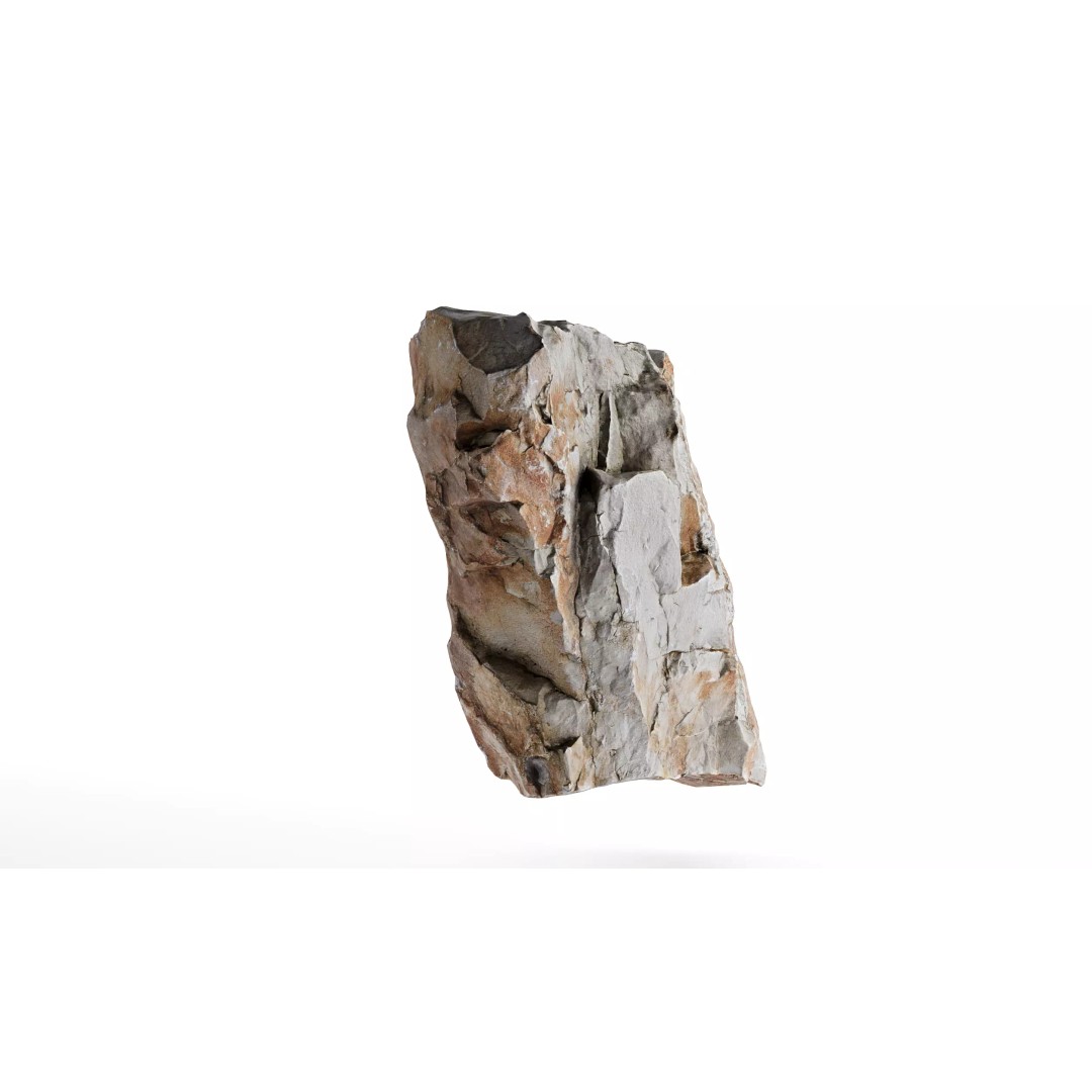 Photorealistic Rock 3D Model – Low Poly PBR Asset, 8K Textures - View 32