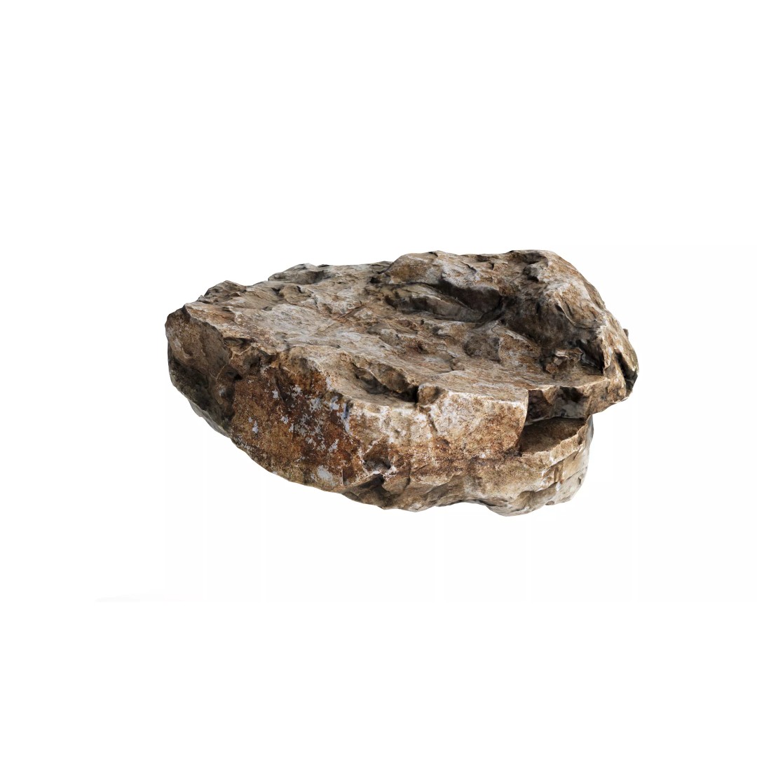 Photorealistic Rock 3D Model – Low Poly PBR Asset, 8K Textures - View 40