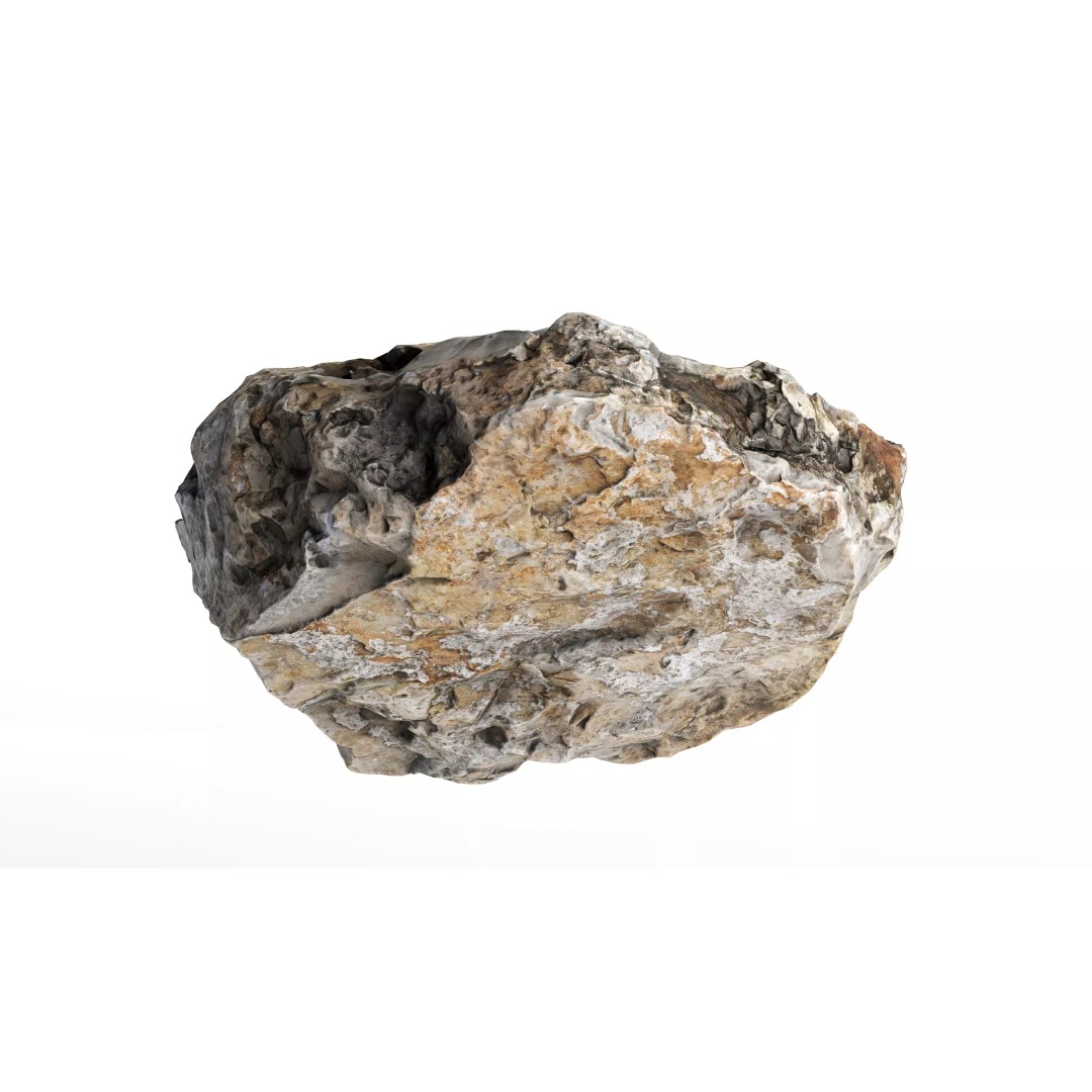 Photorealistic Rock 3D Model – Low Poly PBR Asset, 8K Textures - View 43