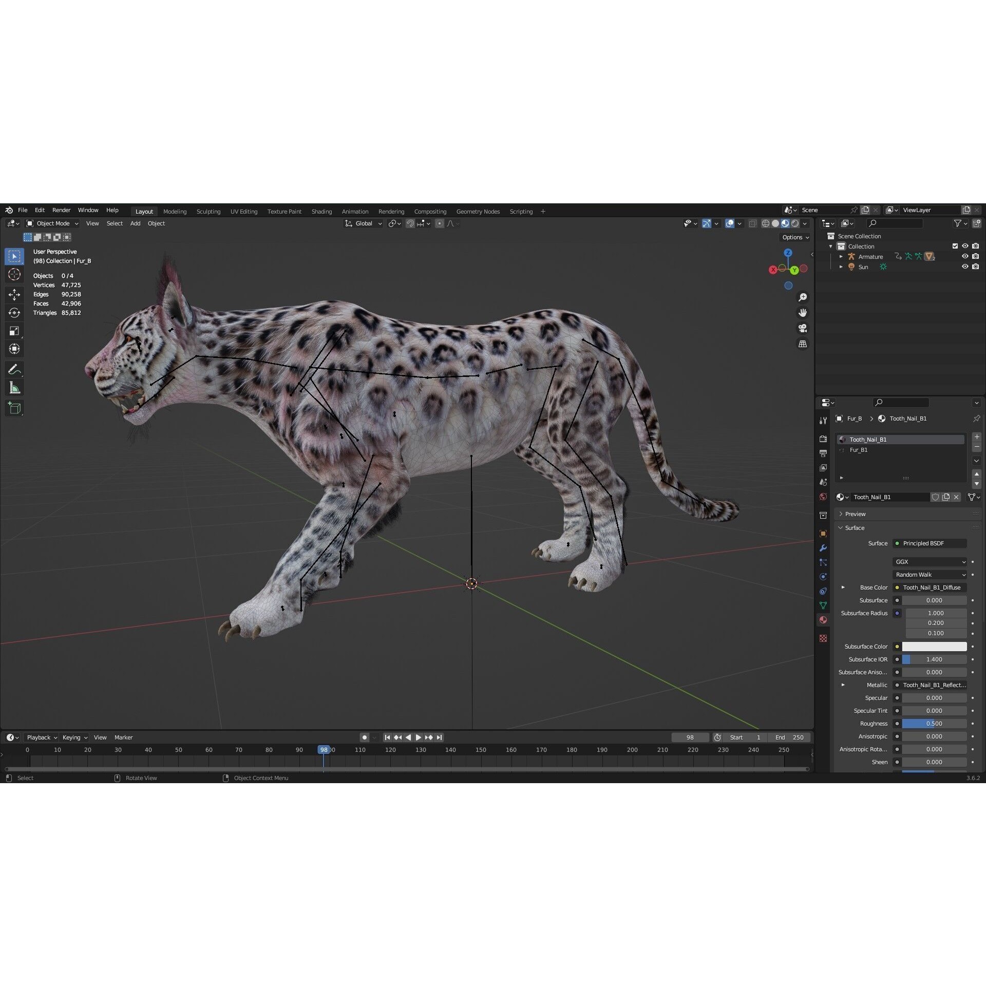 Panther-B1 - Game-Ready 3D Model - View 20