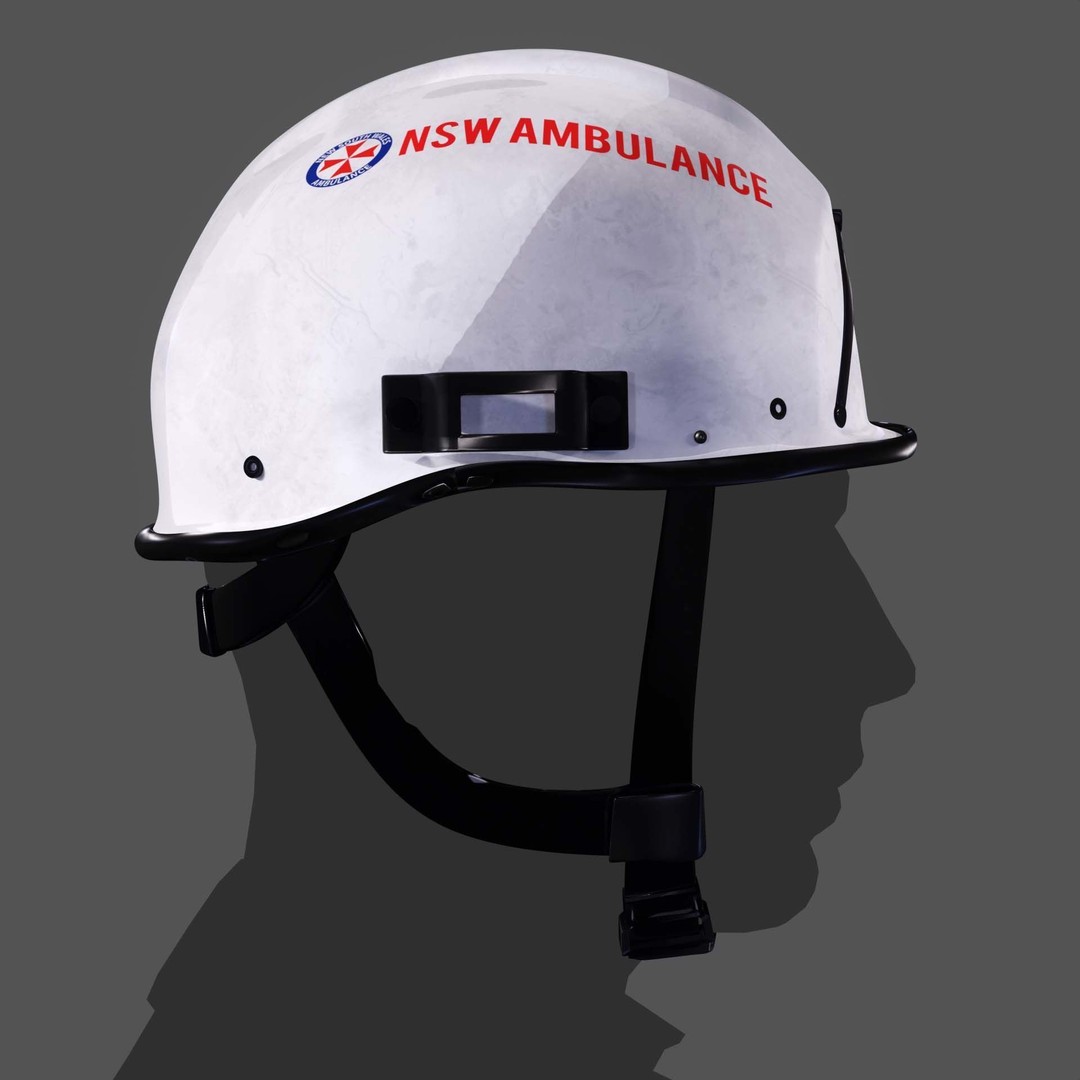 Pacific R5SNB Rescue Helmet 3D Model – Low Poly PBR Textures, FBX/OBJ - View 11