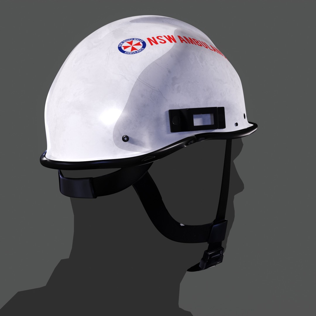 Pacific R5SNB Rescue Helmet 3D Model – Low Poly PBR Textures, FBX/OBJ - View 14