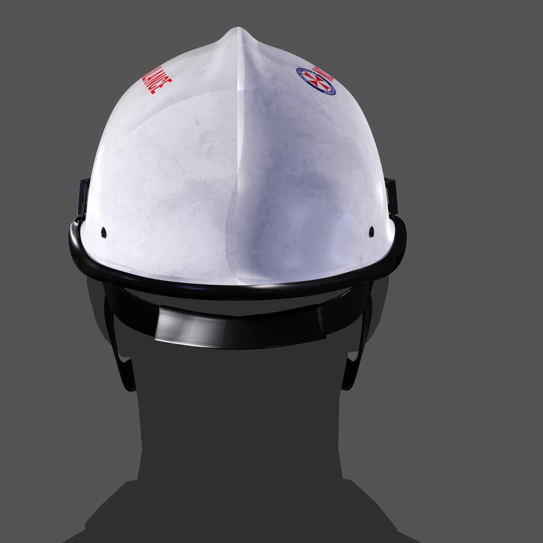 Pacific R5SNB Rescue Helmet 3D Model – Low Poly PBR Textures, FBX/OBJ - View 16