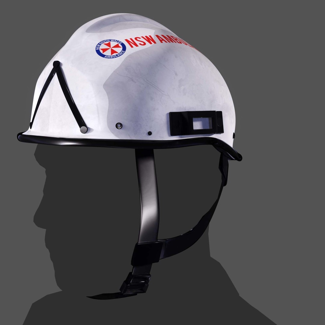 Pacific R5SNB Rescue Helmet 3D Model – Low Poly PBR Textures, FBX/OBJ - View 17