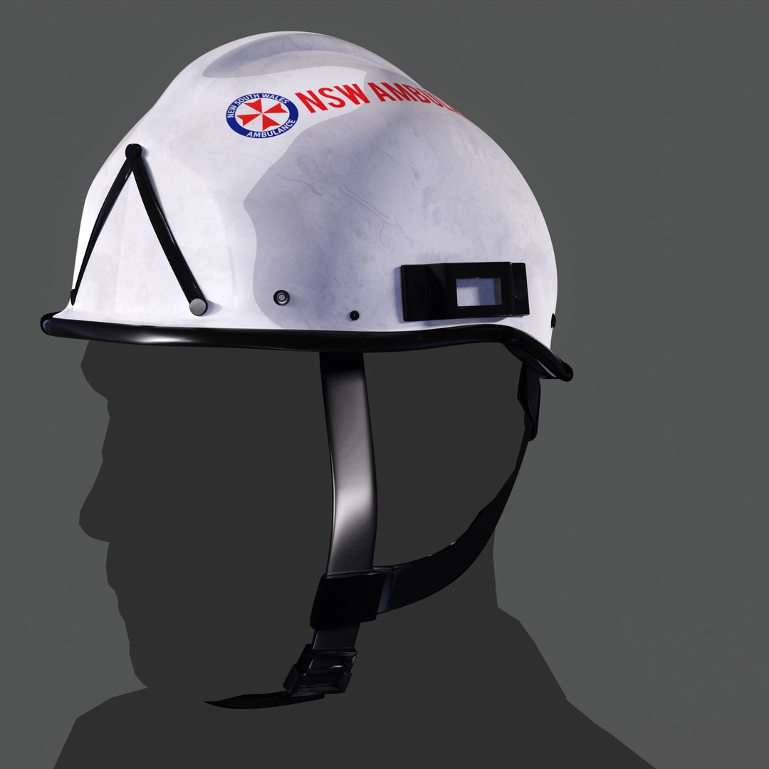 Pacific R5SNB Rescue Helmet 3D Model – Low Poly PBR Textures, FBX/OBJ - View 18