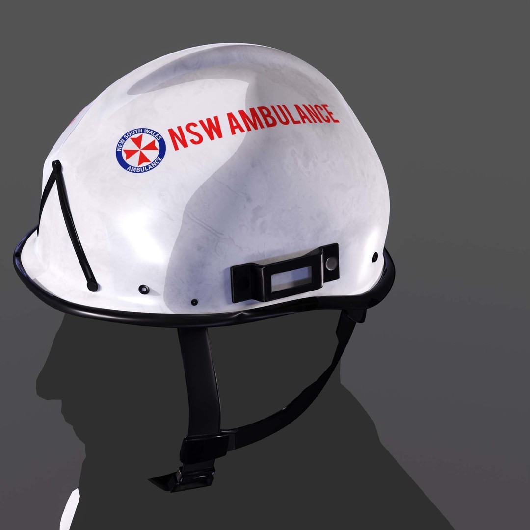 Pacific R5SNB Rescue Helmet 3D Model – Low Poly PBR Textures, FBX/OBJ - View 19