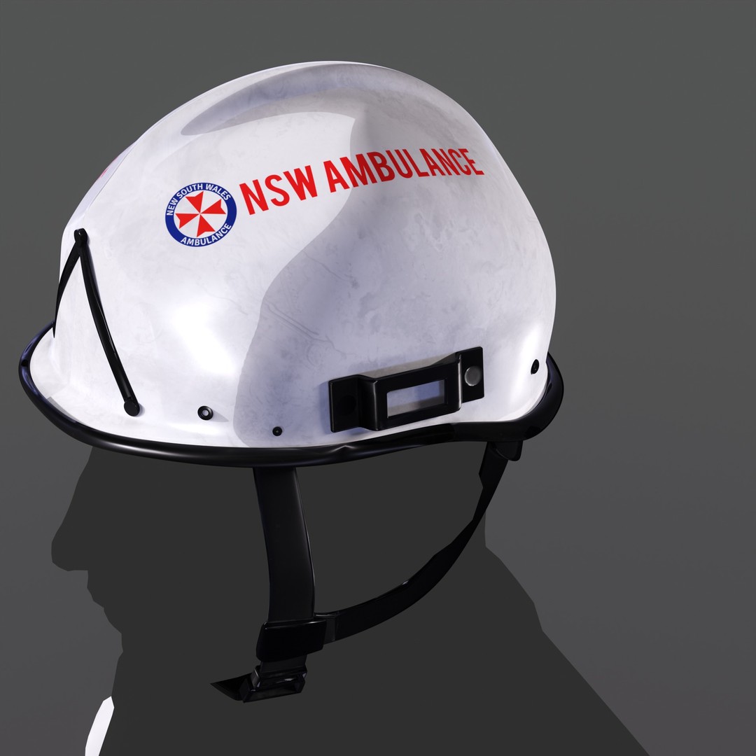 Pacific R5SNB Rescue Helmet 3D Model – Low Poly PBR Textures, FBX/OBJ - View 20