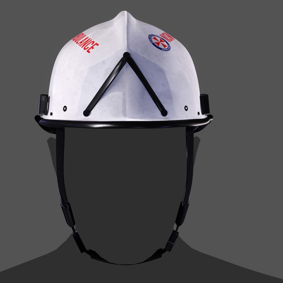 Pacific R5SNB Rescue Helmet 3D Model – Low Poly PBR Textures, FBX/OBJ - View 7