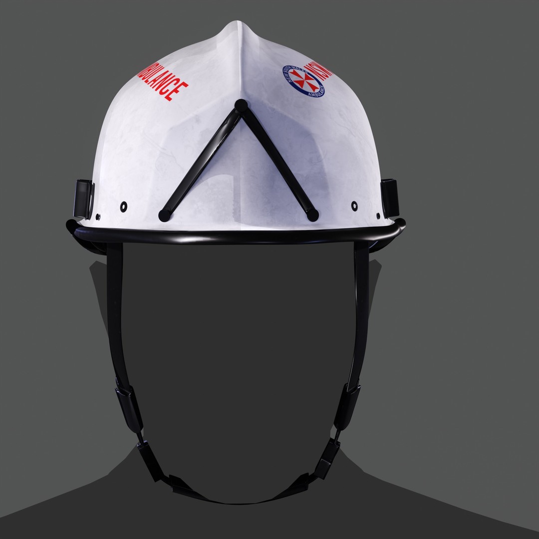 Pacific R5SNB Rescue Helmet 3D Model – Low Poly PBR Textures, FBX/OBJ - View 8