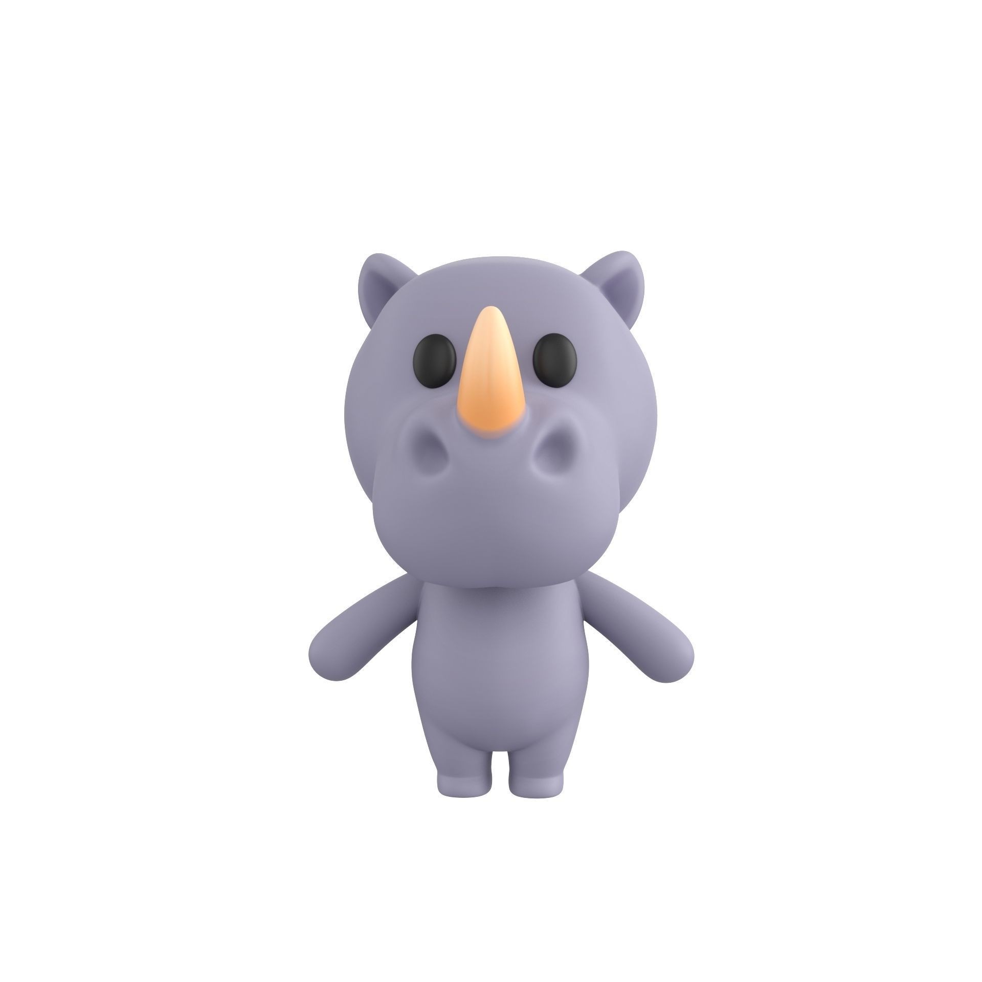 Rigged Cartoon Animal Pack - Game-Ready 3D Model - View 37