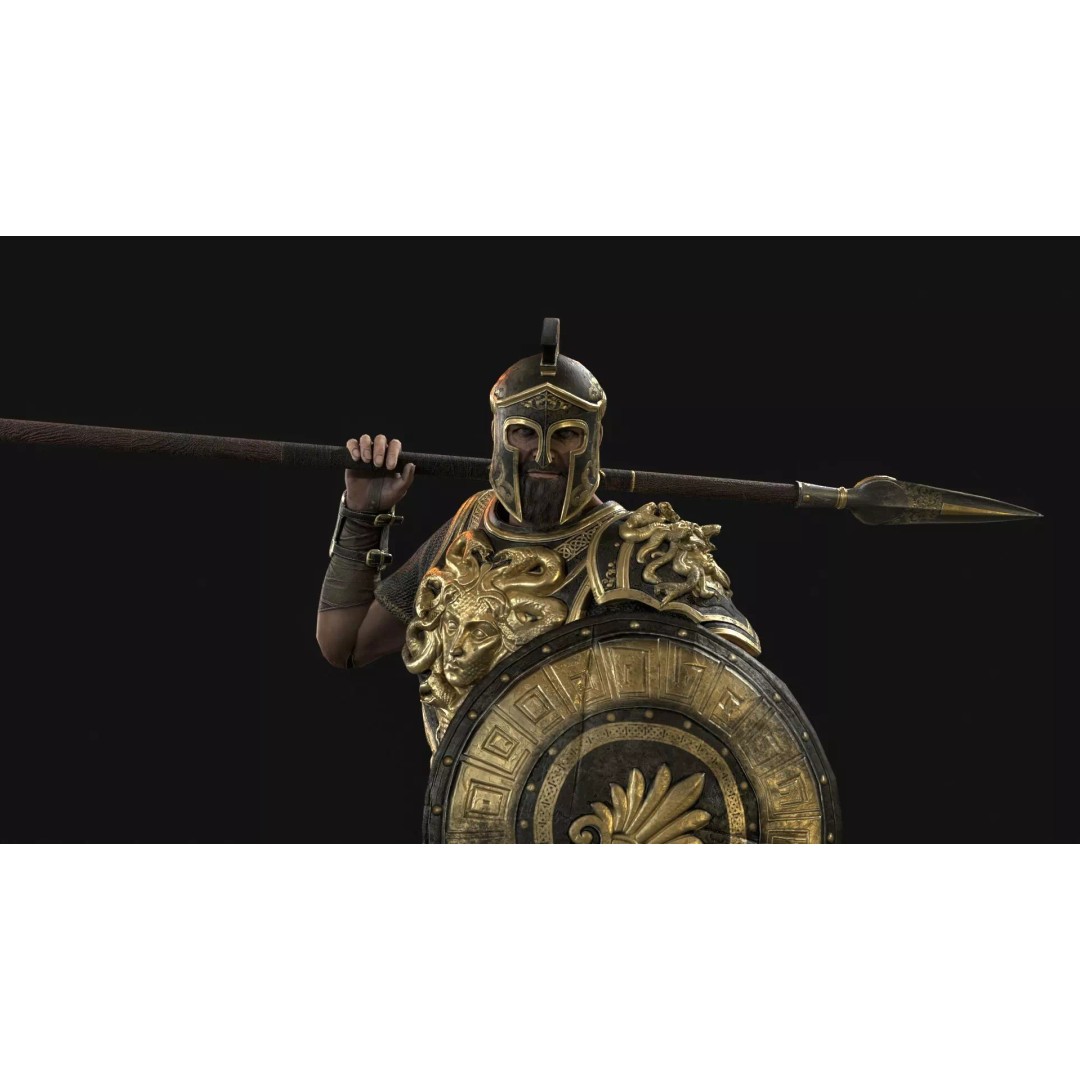 MythWarrior2 3D Model – Low Poly Rigged Character for Games - View 21