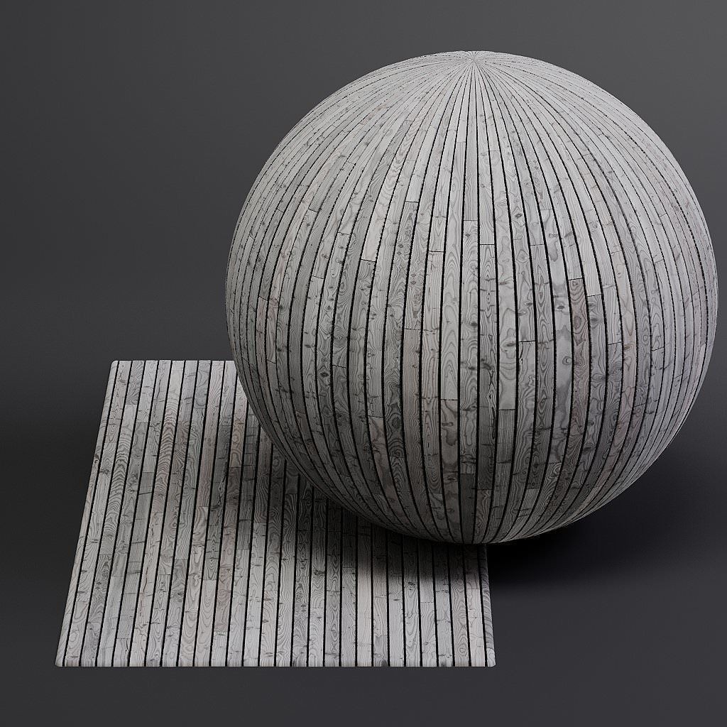 Wood Facade 3D Model – Timber PBR Materials, 8K Seamless Textures - View 11