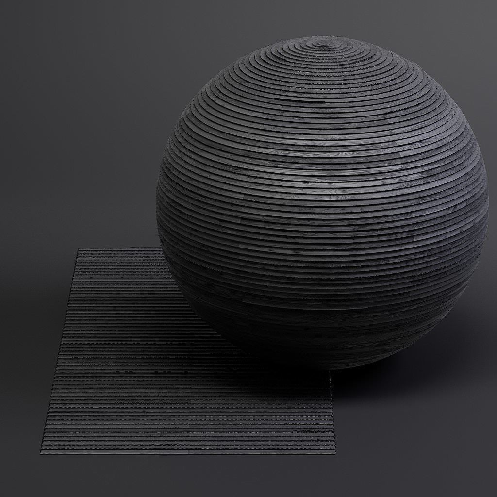 Wood Facade 3D Model – Timber PBR Materials, 8K Seamless Textures - View 27