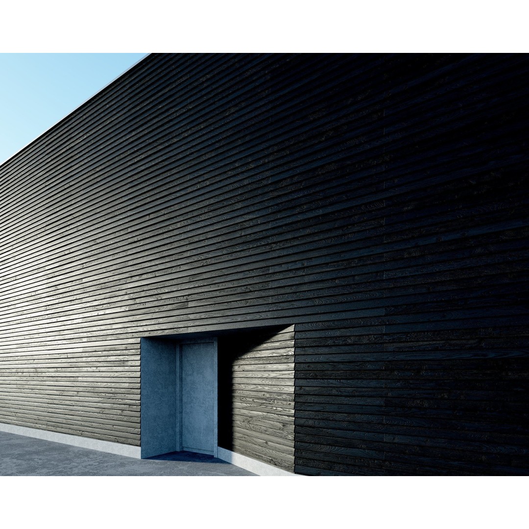 Wood Facade 3D Model – Timber PBR Materials, 8K Seamless Textures - View 28