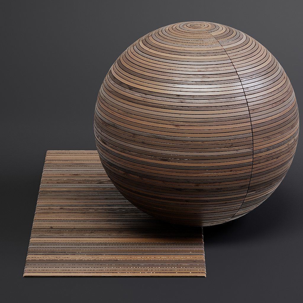 Wood Facade 3D Model – Timber PBR Materials, 8K Seamless Textures - View 29