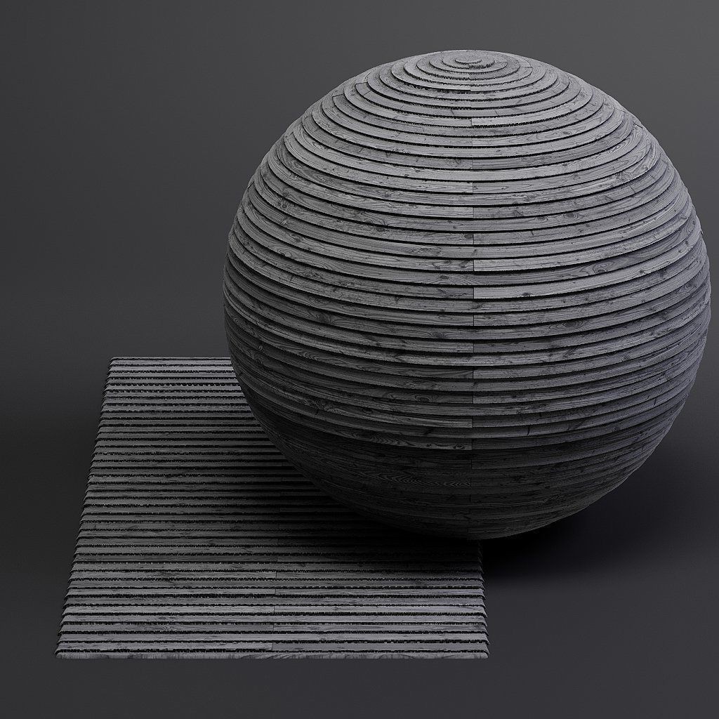 Wood Facade 3D Model – Timber PBR Materials, 8K Seamless Textures - View 37