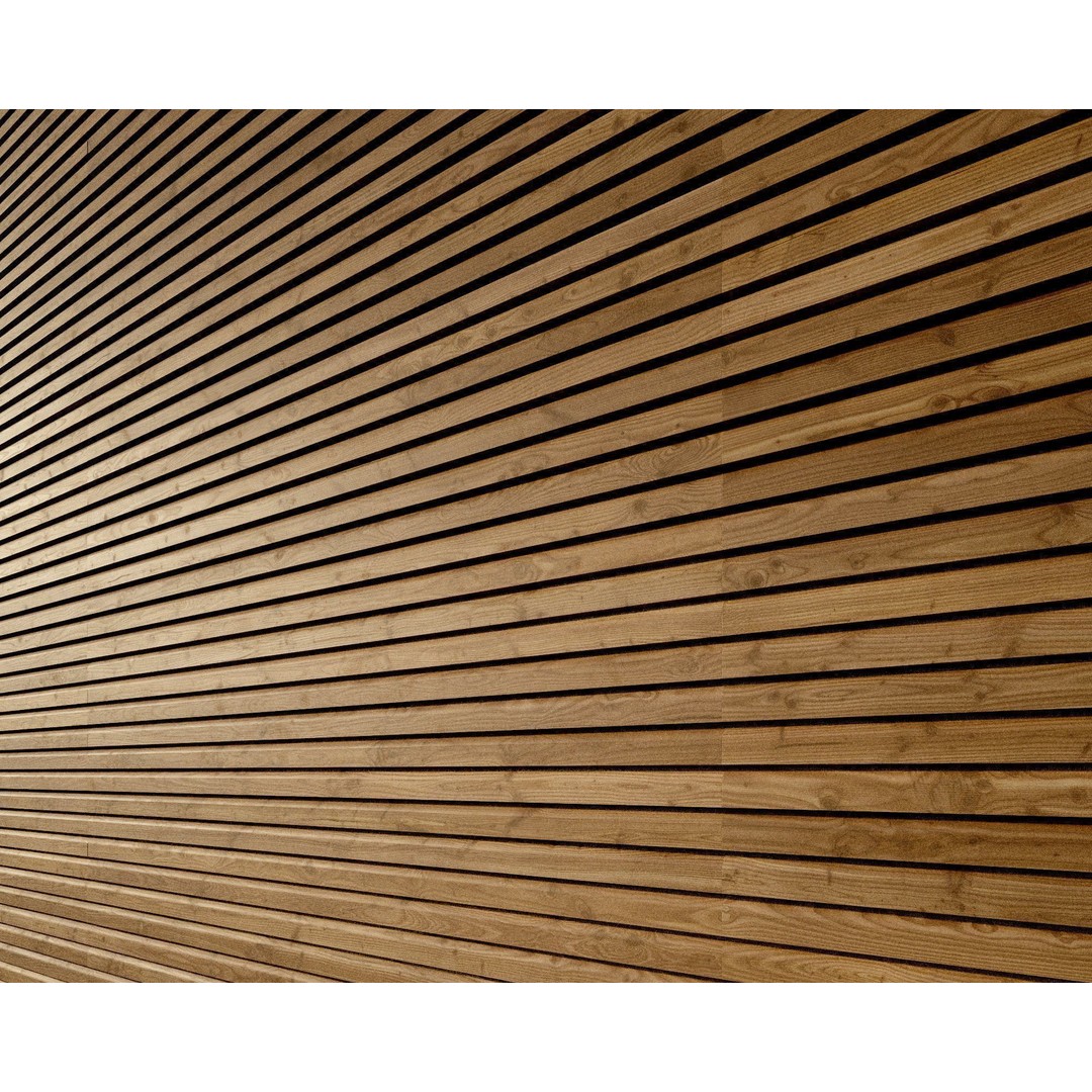 Wood Facade 3D Model – Timber PBR Materials, 8K Seamless Textures - View 44