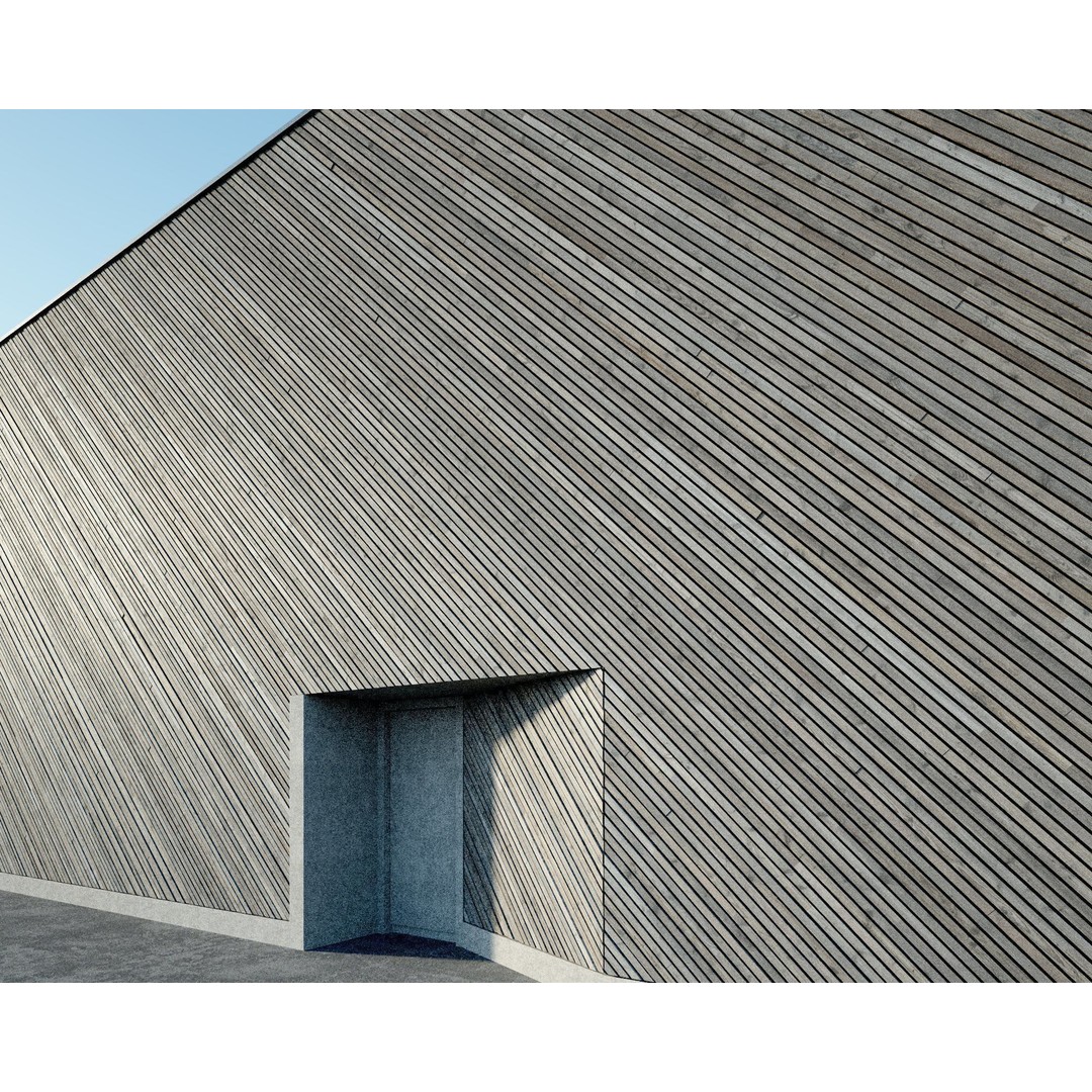 Wood Facade 3D Model – Timber PBR Materials, 8K Seamless Textures - View 46