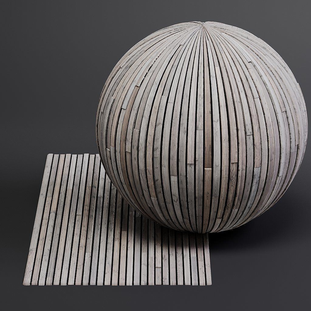 Wood Facade 3D Model – Timber PBR Materials, 8K Seamless Textures - View 47