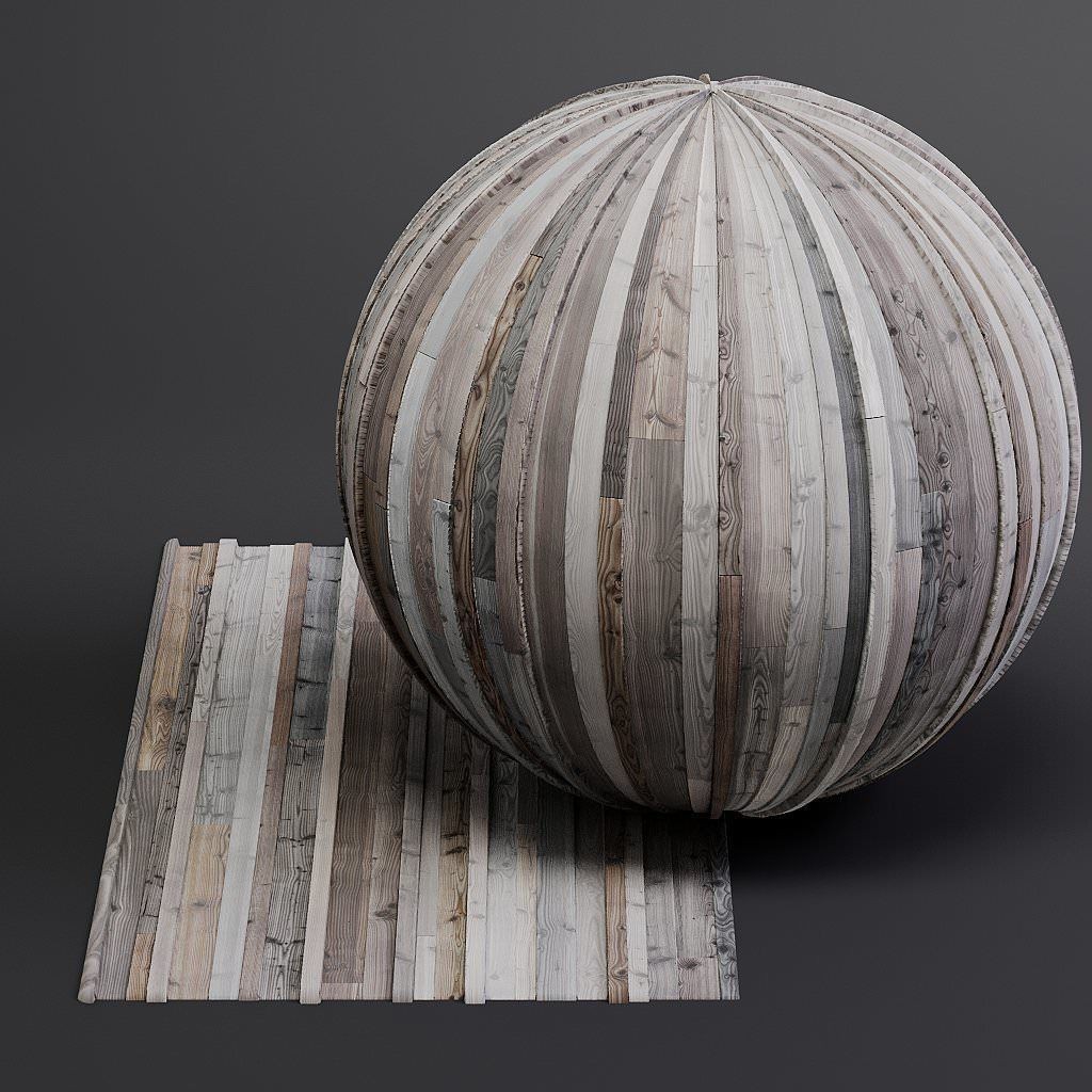 Wood Facade 3D Model – Timber PBR Materials, 8K Seamless Textures - View 49