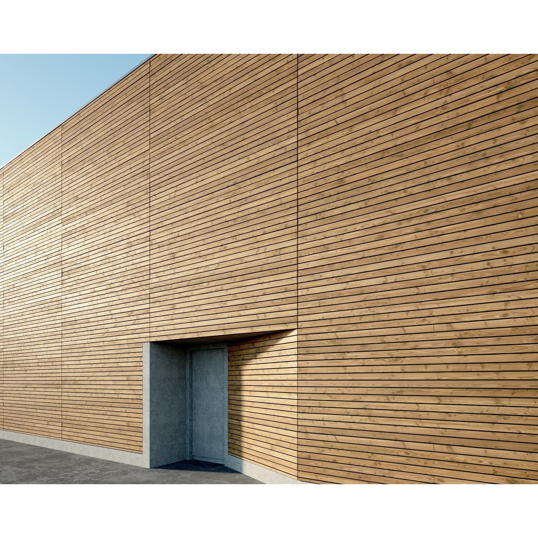 Wood Facade 3D Model – Timber PBR Materials, 8K Seamless Textures - View 54